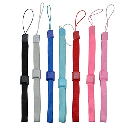 Image of 2 x Gray Hand Wrist Strap Wristband for Sony PSP 1000 2000 3000 Go PS Vita PS3 Move Cameras, NS Lite DSi XL 2DS 3DS XL Wii Remote Wii U, MP3 Music Players