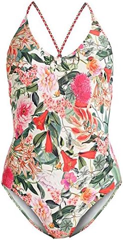 Amazon Guess レディース 幾何学模様 フラワー プランジワンピース水着 Us サイズ Large ビキニ セパレーツ 通販