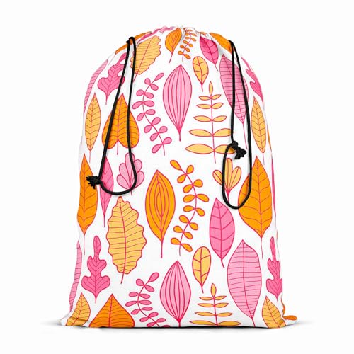 Image of ArtzFolio Leaf Art D5 | Reusable Sack Bag | Bag for Gym, Storage, Vegetable & Travel