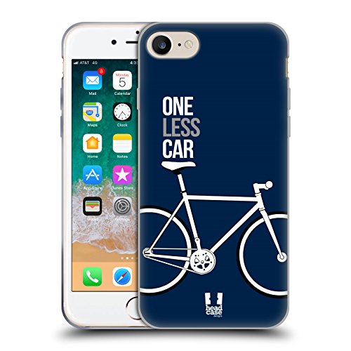 Head Case Designs One Less Car Fixed Gear �\�t�g�W�F���P�[�X Apple iPhone 7 / iPhone 8 / iPhone SE 2020�ɑΉ�