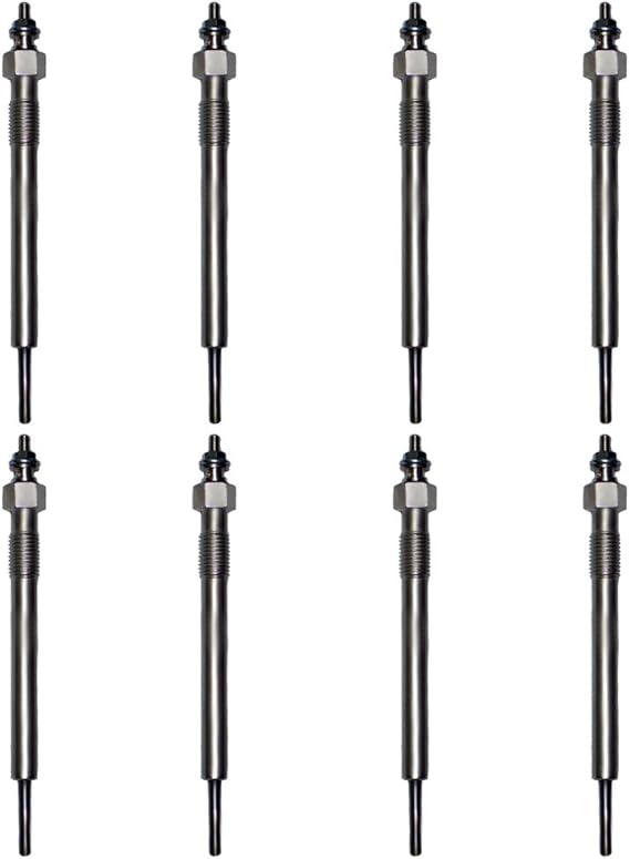 DieselRx DRX000588 Glow Plugs For Duramax 6.6L with LLY, LB7 Engines Pack of 8