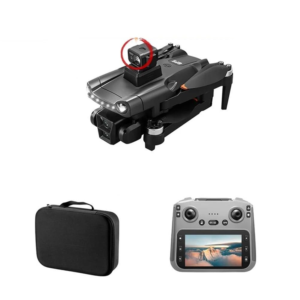 Single Battery,4K,dron v198 GPS MAX con cámara Profesional HD de 8k, 5g WiFi, cuadricóptero Plegable con láser sin escobillas y evitación de barreras.