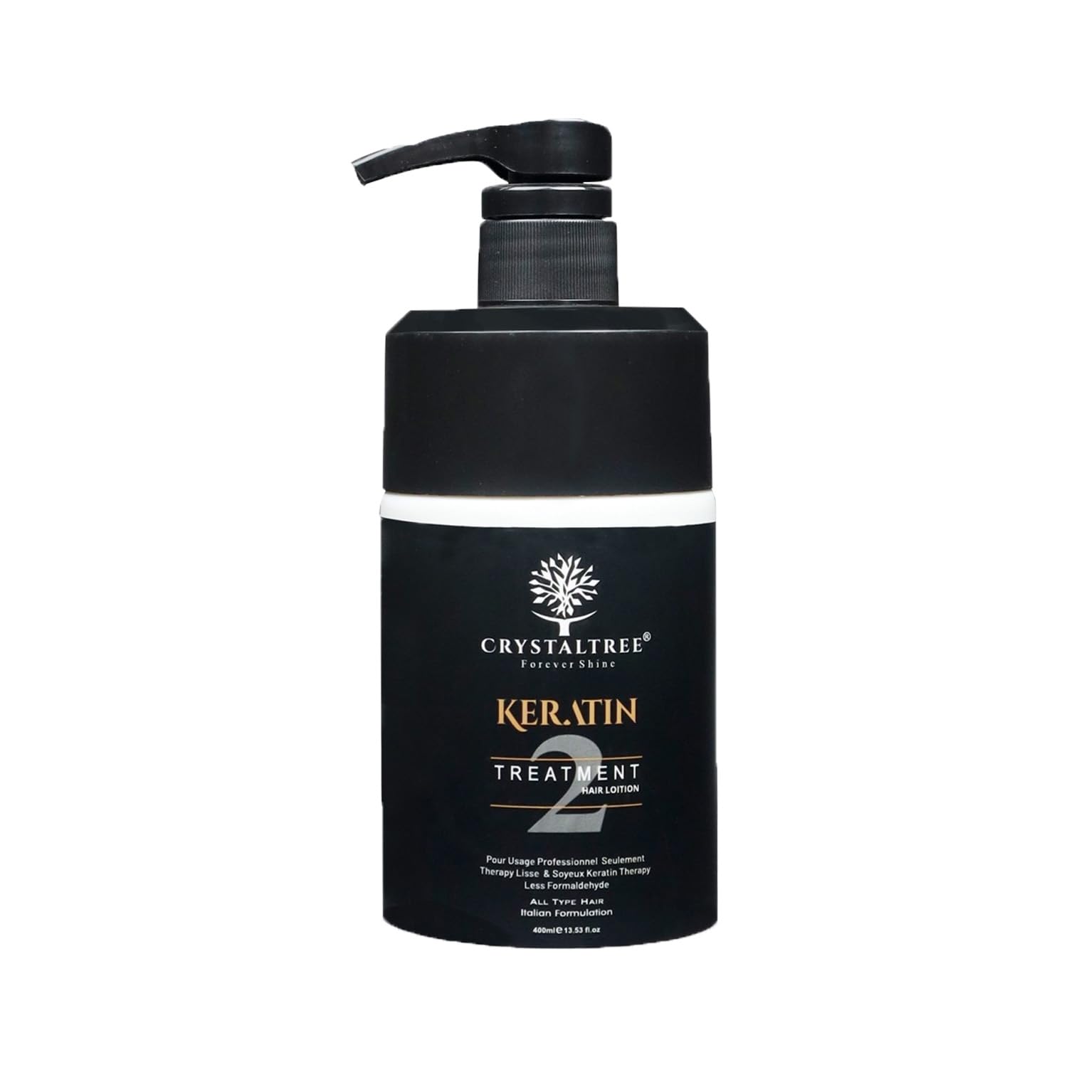Crystal Tree Keratin Treatment Hair Lotion – Professional Hair Smoothing & Repair, 400ml-image-8