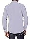 Amazon Essentials Herren Lässiges langärmeliges Popeline-Hemd Normale Passform, Blau Purpur Vichy-Muster, XXL