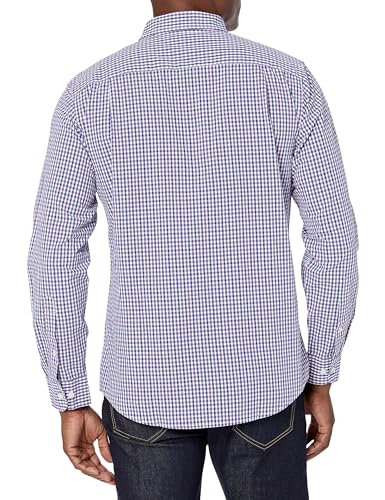 Image of Amazon Essentials Men's Regular-Fit Long-Sleeve Casual Poplin Shirt, Button Front, Business Casual, Collared