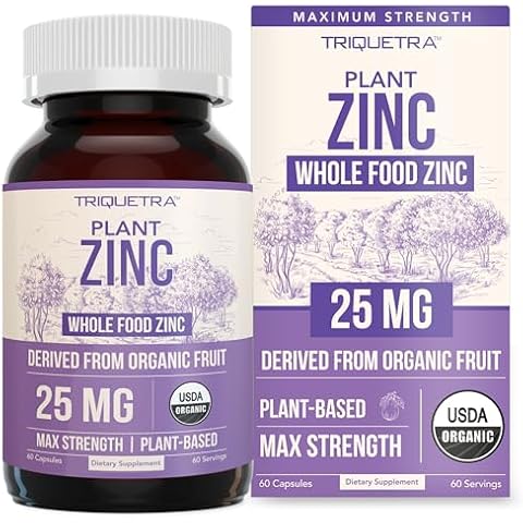Triquetra Health Organic Zinc 25 mg Cover