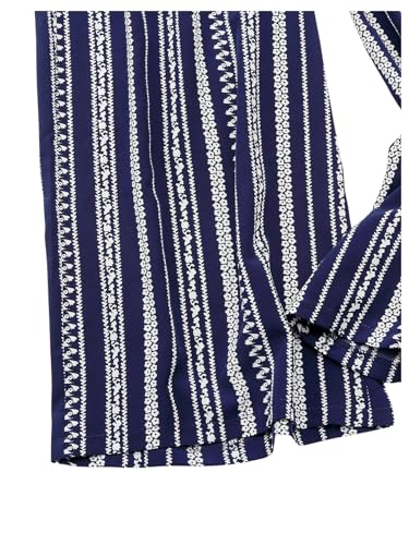 WDIRARA Women's Plus Size Boho Floral Print High Waist Palazzo Wide Leg Pants3