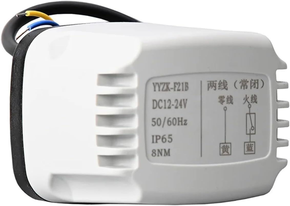 DN15 DN20 DN25 DN50 3 Ways Waterproof Motorized Ball Valve 3-Wire 2 Control Brass Electric Ball Valve Big Torque Metal Motor(DN50,24VAC)