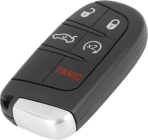 Carcasa para llavero de coche de repuesto M3N-40821302 para Chrysler 300 2012-2014, color negro