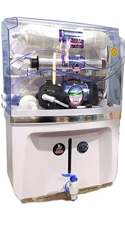 Max India New AquaGrand Smart RO+UV+UF+TDS Adjuster + Mineral Cartage, RO Purifier With 12 Ltr | Water Filters &Purifier | Water Purifier