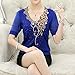 1pcs Neckline Collar Applique Embroidery Fabric Cloth Sewing Patchwork DIY Craft
