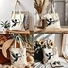 AILOONG Flat Tape Handle Tote Bag classic cupid silhouette art with heart shaped arrow 12 oz thick fabric Replaces school bag 35x40cm Large #5