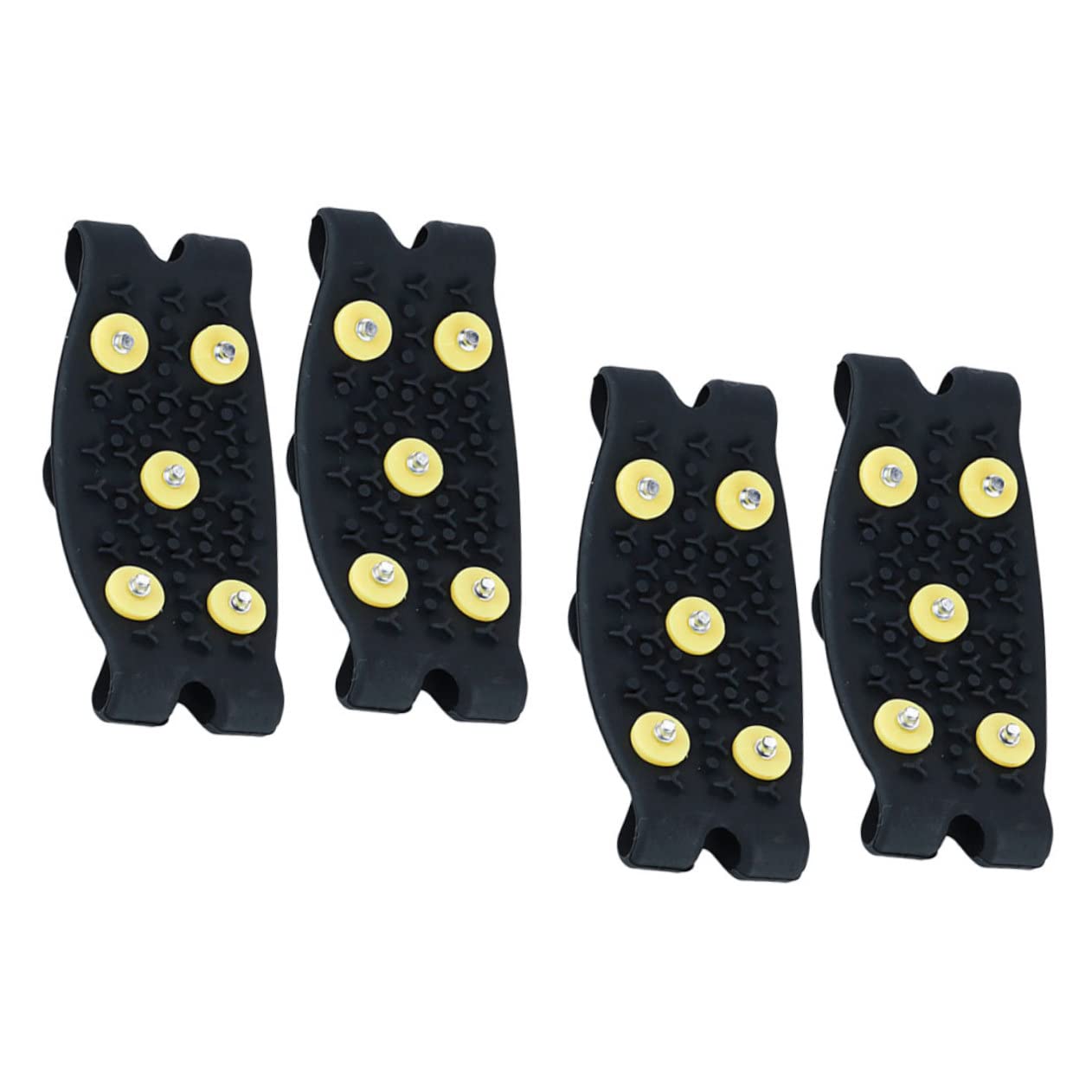 COLLBATH Crampons à Glace pour Chaussures et Bottes, Tpe Pliables, 2 Paires