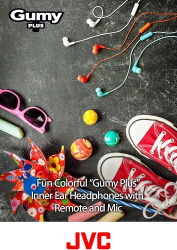 Image of JVC Gumy HAFX7MGN Earbuds in Ear Headphones with Mic and Remote, Green