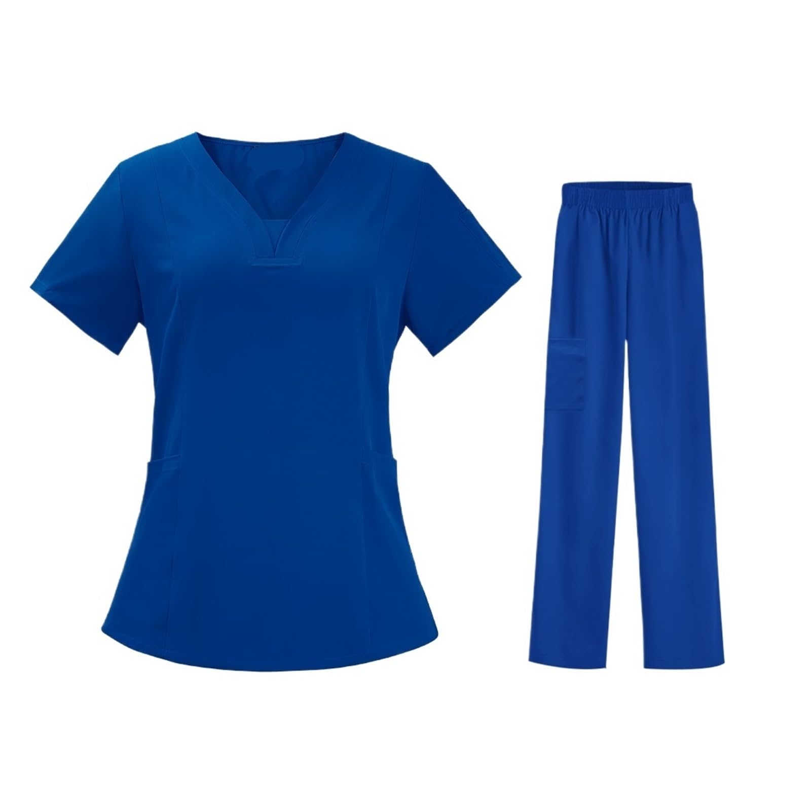 Krankenschwester-Uniform, Pflege, Arbeitskleidung, OP-Kittel, Kurze Ärmel, elastische Hose