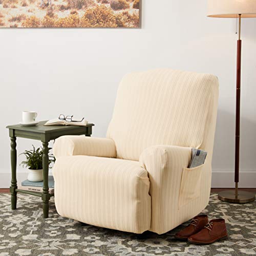 Surefit 47293390586 Sf39058 Stretch Pinstripe Recliner Slipcover thumb #8
