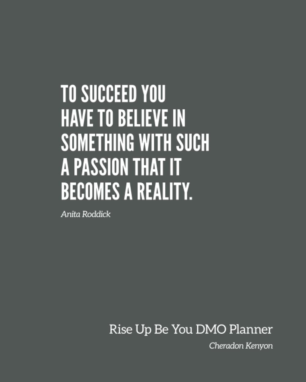 Rise Up Be You DMO Planner: Weekly DMO & activities, social media content, Review and track priorities, identify next steps.
