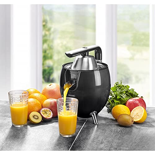 Kitchencook - Presse Agrume électrique 550ml - 2 Cônes De Pressages - Bras Articulé - Bec Verseur - Filtre Acier Inoxydable