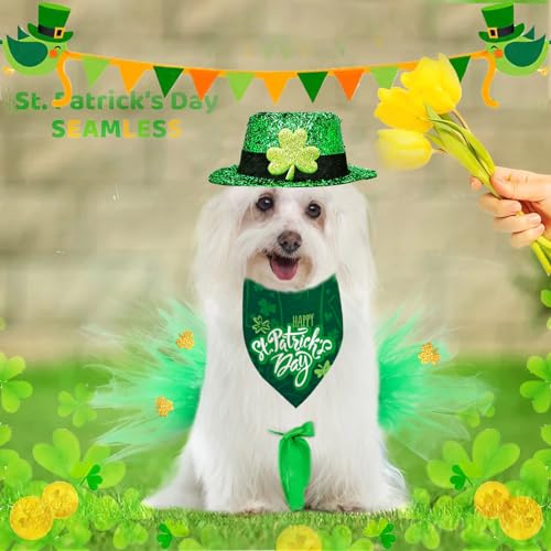 Disfraz St Patrick's Day para Perros Medianos Pack x3 miniatura 6