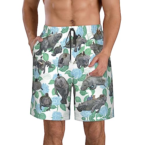 Short de plage décontracté pour homme coupe classique séchage rapide