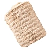 ドリームスポット ひざ掛け ベージュ ひざ掛け ブランケット ボア ケット 毛布 膝掛け 薄手 あったか 節電 冬 秋冬 秋冬 ジャガード ふわふわ 軽量 軽い モコモコ 洗える 100×70cm