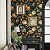 Fvlow Glowing Floral Peel and Stick Wallpaper Vintage Dark Green Wallpaper Vinyl Wrap Kitchen Worktop Covering Self Adhesive Thick Flowers Contact Paper for Cabinets Drawers Sticker Decor 17.4" x 394"