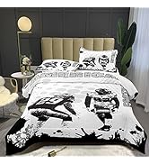 Bodhi Football Comforter Set Twin for Boys Kids American Football Bedding Set Sport Football Play...