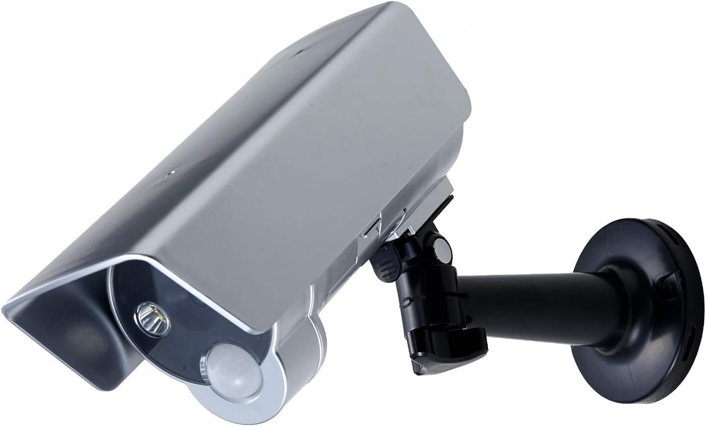 旭電機化成(Asahi Denki Kasei) Includes Sensor Light for Security Dummy Camera, 約幅10.6×奥行7.7×高さ16cm, Black