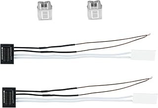 2sets 24V 48W keramischer Heizungs-Thermistor mit Halteklemmen-P1 Serie kompatibel mit Bambulab P1P P1S P1S Combo 3D Drucker Zubehör Teile