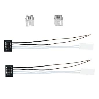 2sets 24V 48W Ceramic Heater & Thermistor with Retaining Clamps- P1 Series Compatible with Bambulab P1P P1S P1S Combo 3D Printer Accessories Parts