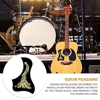 pologmase Pickguard pour Guitare – Pickguards étanches pour Guitare – Pickguards Auto-adhésifs en Forme d’oiseau, Paquet… - Les Beatles, Paul McCartney, John Lennon, RIngo Starr, George Harrison pologmase Pickguard pour Guitare - Pickguards étanches pour Guitare - Pickguards Auto-adhésifs en Forme d'oiseau, Paquet… – Image 3