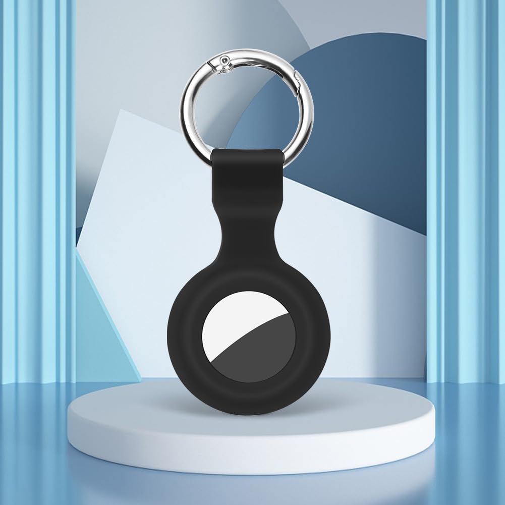 Ainiv Llavero para AirTag, 1 Pieza Llaveros para AirTag Funda Protectora de Silicona, Localizador Keychain Portátil Antipérdida, Protectora Funda Mascotas y Mochilas — view 15