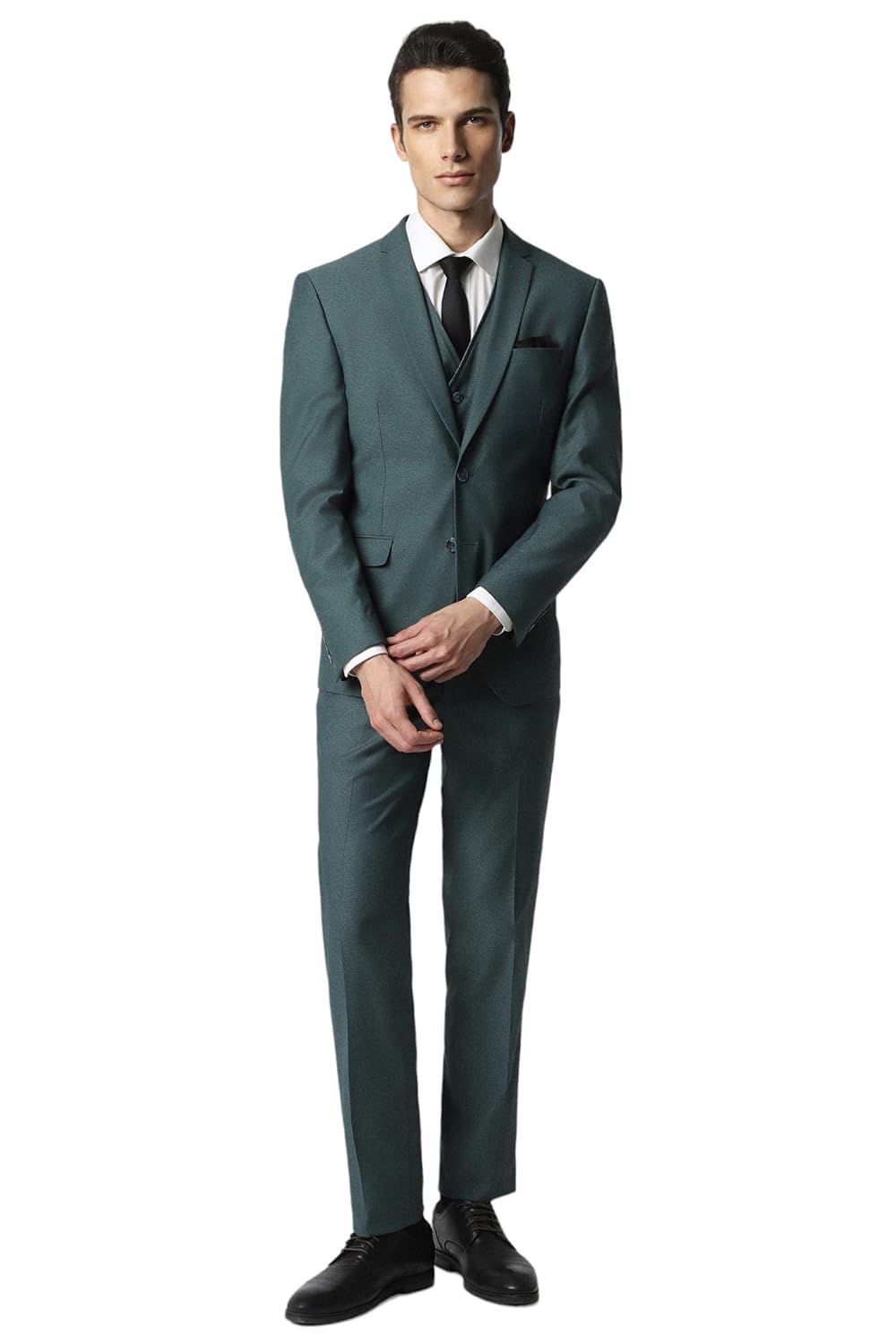 van heusen Men's Polyester Blend Three Piece Suit-Dress Set-picture-18