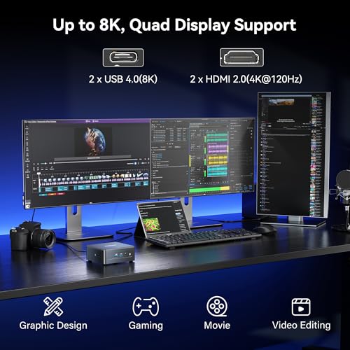 Image of GEEKOM IT15, The Most Powerful AI Mini PC with Intel Ultra 9 285H(15th Gen) 99 Tops | 32GB DDR5, 1TB SSD | Arc 140T GPU | WiFi 7, 8K Quad Display, Win11 Pro, Video Editing, Coding, and Multitasking