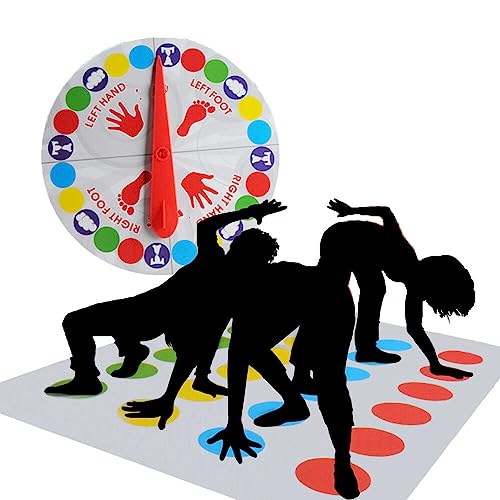Goodern Twister Game Twister Party Classic Board Game Team Twister Game for 2 or More Players Twister Kids Game Floor Mat Game Funny Balance Games Pad with Spinner for Indoor Outdoor Game Party
