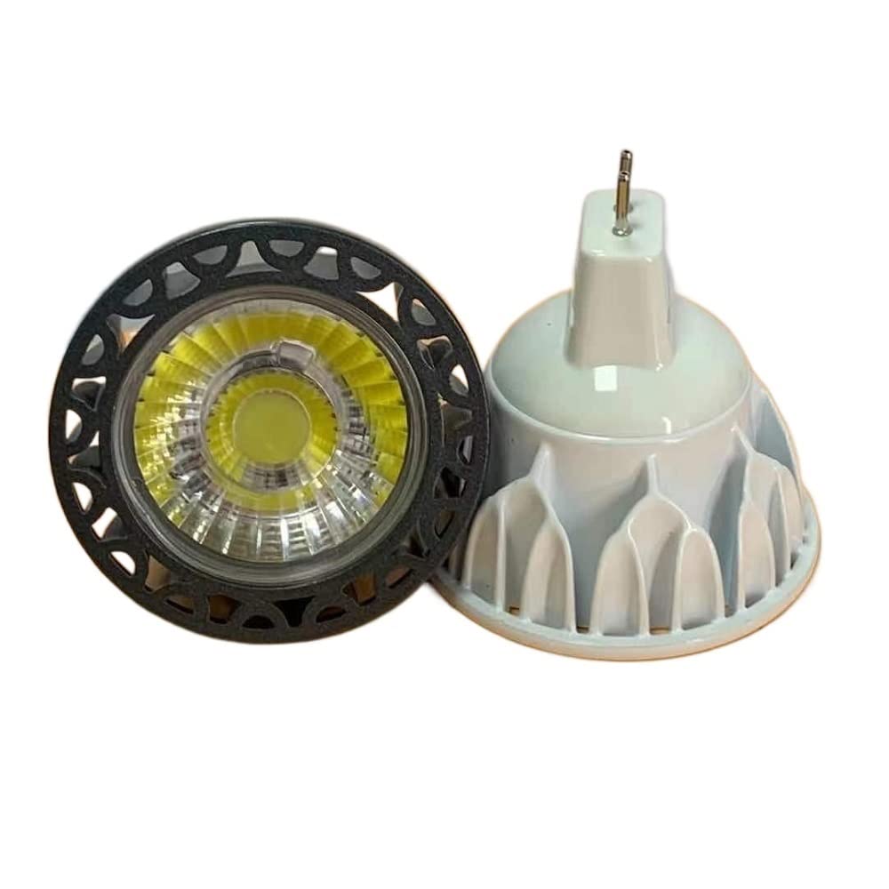 Jiaxu luces de amplio voltaje 10 unids/lote MR16 foco LED AC220/110V regulable 12v/24v/36v luz regulable torno foco máquina herramienta foco Bombillas para el hogar ( Color : Warm white , Talla : 24v-