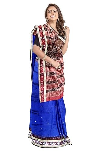 COTTONSILK & KHANDUAPATA sambalpuri silk saree – image 4