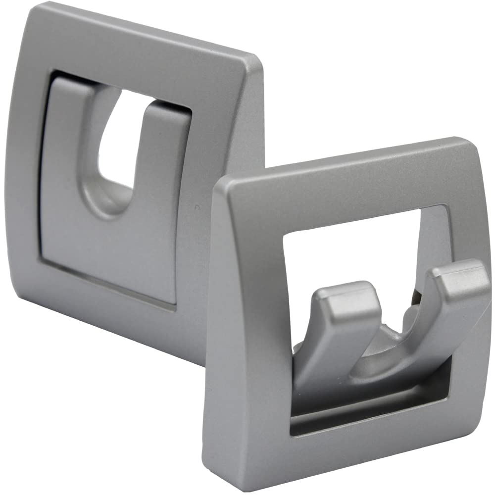 Appendiabiti Da Campeggio APT Con 8 Ganci | Fissaggio A Listello O Gancio | Per Camper E Roulotte | Alluminio, 45,8 Cm - 4