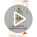 Image of Handicraft Akhand Diya with Glass Cover Brass, Akhand Diya for Home Temple puja, Hanging Table Lantern for HomeDecor-Large