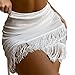 Schulterklappen Kordelzug Wraps Beach Beach Bikini Ups Up Rock Glänzender Rock für Bademode Cover Trim Sheer Wrap Up Cover Damen Rüschen Mesh Rock Armbanduhr Outdoor Wetterfest