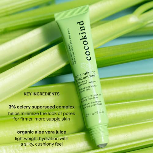 Cocokind Pore Refining Concentrate, Pore Minimizer And Smoothing Spot Treatment With Squalane, Celery Superseed, & Aloe Vera #TOP2