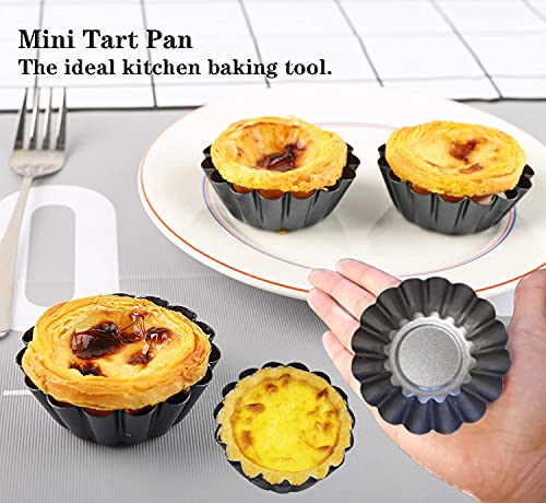 Xstronq Egg Tart Molds 12Pcs Tart Pan thumb #2