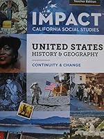 United States History & Geography: Continuity & Change California Teacher Edition 0076755835 Book Cover