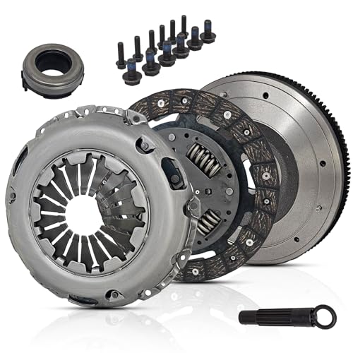 Clutch Kit with Solid Flywheel for 2002-2006 Mini Cooper S Supercharged (R50 R52 R53) 6-Speed – Heavy Duty Conversion – Replaces Dual Mass Flywheel