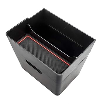 Haibing Car Center Console Trash and Storage Bin Accessories Kit for Tesla Model 3 Interior