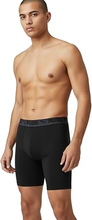 PUMA Men's 4-Pack Training Fit Performance Boxer Briefs