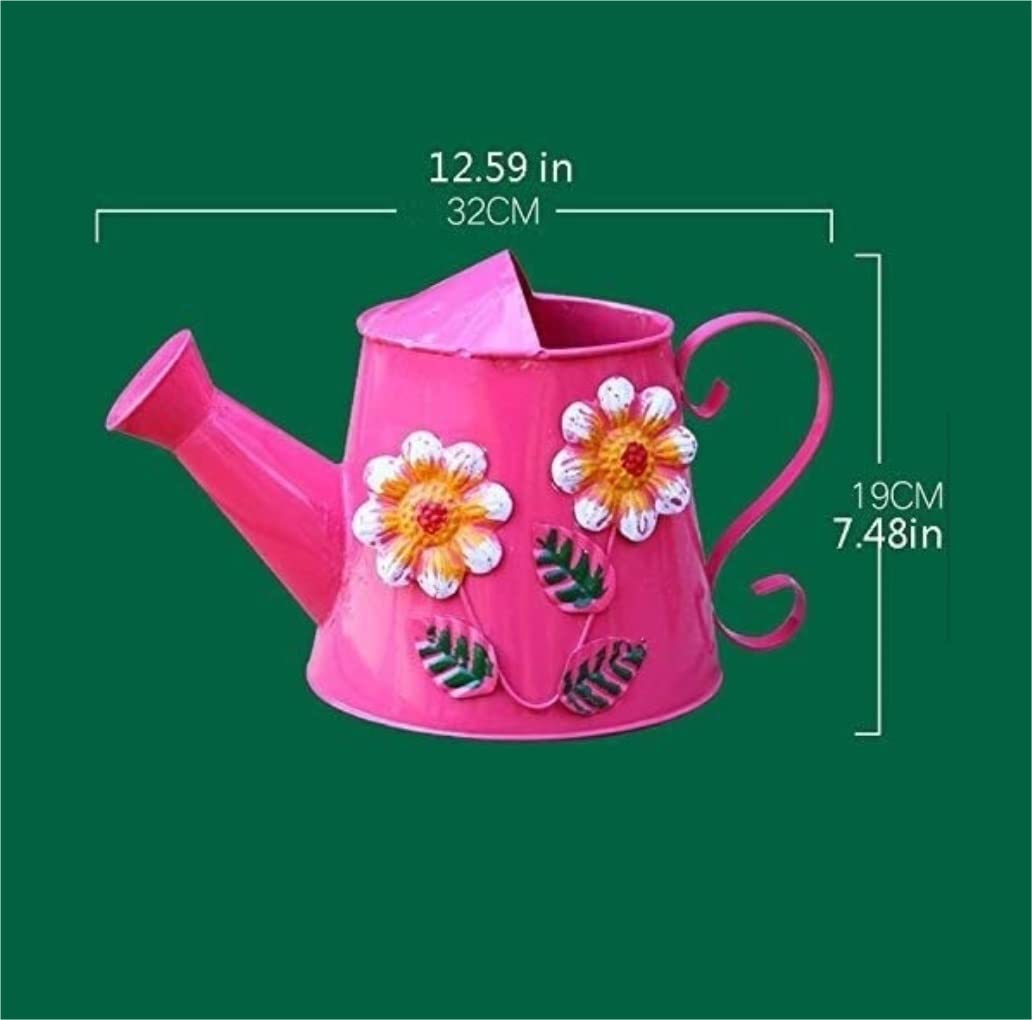 Arrosoir Arrosoir for Plantes D'intérieur Couleur D'arrosage Domestique Étain Impression Arrosage Fleur Pulvérisation Bonsaï Outil Jardinage(Oranje)