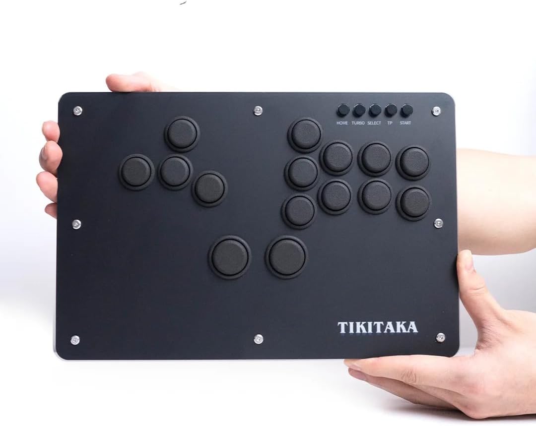 TIKITAKA Hitbox with Split Button Layout Fighting Game Joystick Controller Arcade Fighting Stick For PS4/PS3/PC/Switch