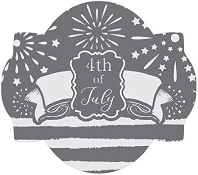 Cookie Stencils by Julia Usher | 4th of July | Prettier Plaques 5 Stencil Set