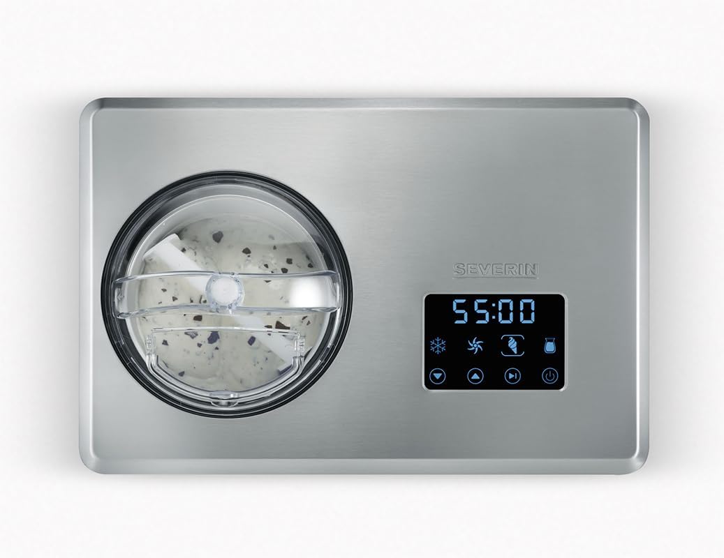 Top view of the SEVERIN EZ 7406 control panel and mixing bowl during operation